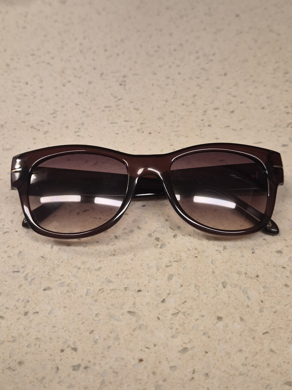 Classic Brown Gradient Oversized Sunglasses